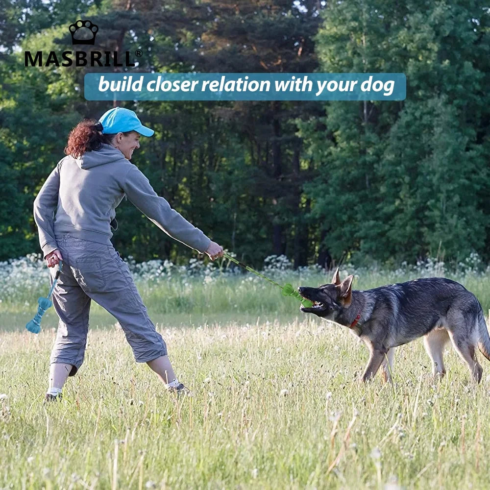 Ultra-Durable Dog Chew Toy for Aggressive Chewers – Natural Rubber, Teeth Cleaning & Boredom-Reducing Toy for Medium to Large Dogs