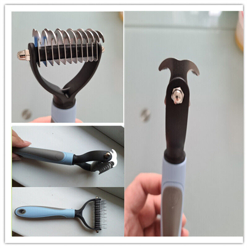 Grooming Brush for Pet Dog Deshedding, Tool Rake Comb