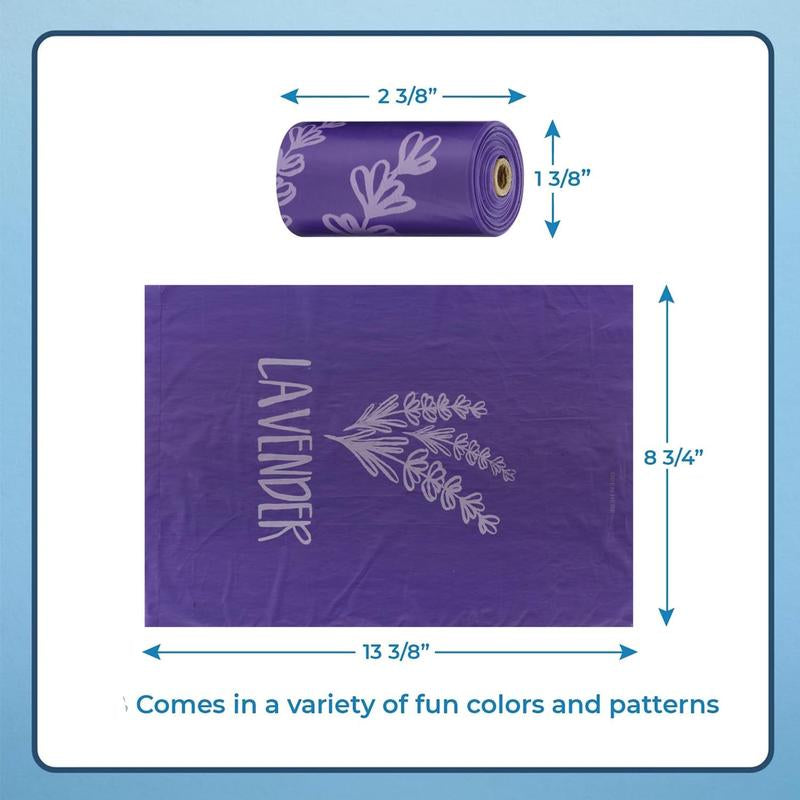 Dog Poop Bags for Waste (150 Bags) Refuse Cleanup, Doggy Roll Replacements for Outdoor Puppy Walking and Travel