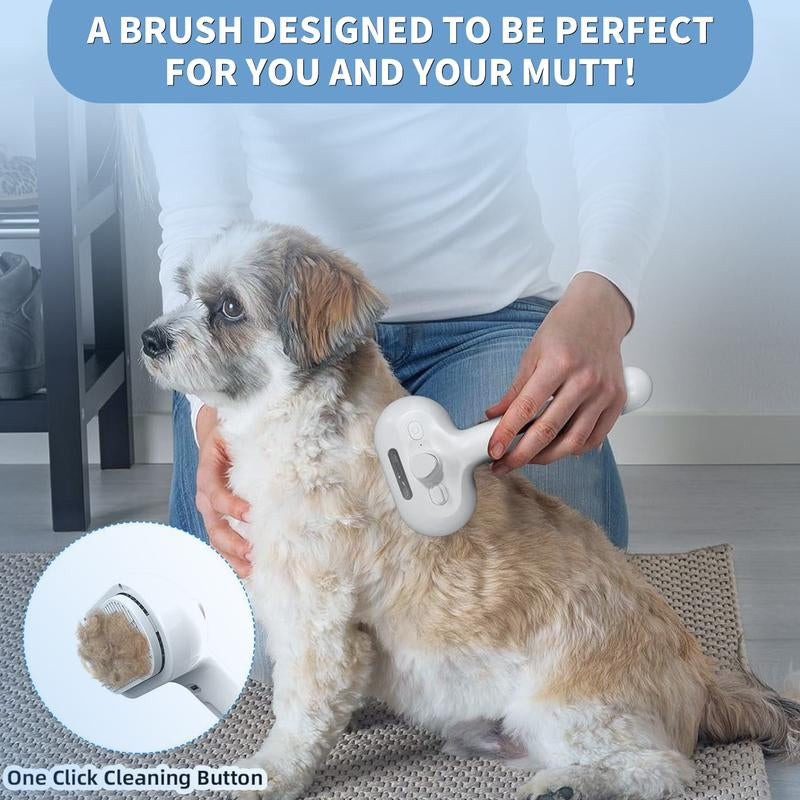 Pet Spray Hair Removal Comb, One Button Hair Removal Comb, Spray Odor Removal, Cat Brush, Dog Beauty Brush