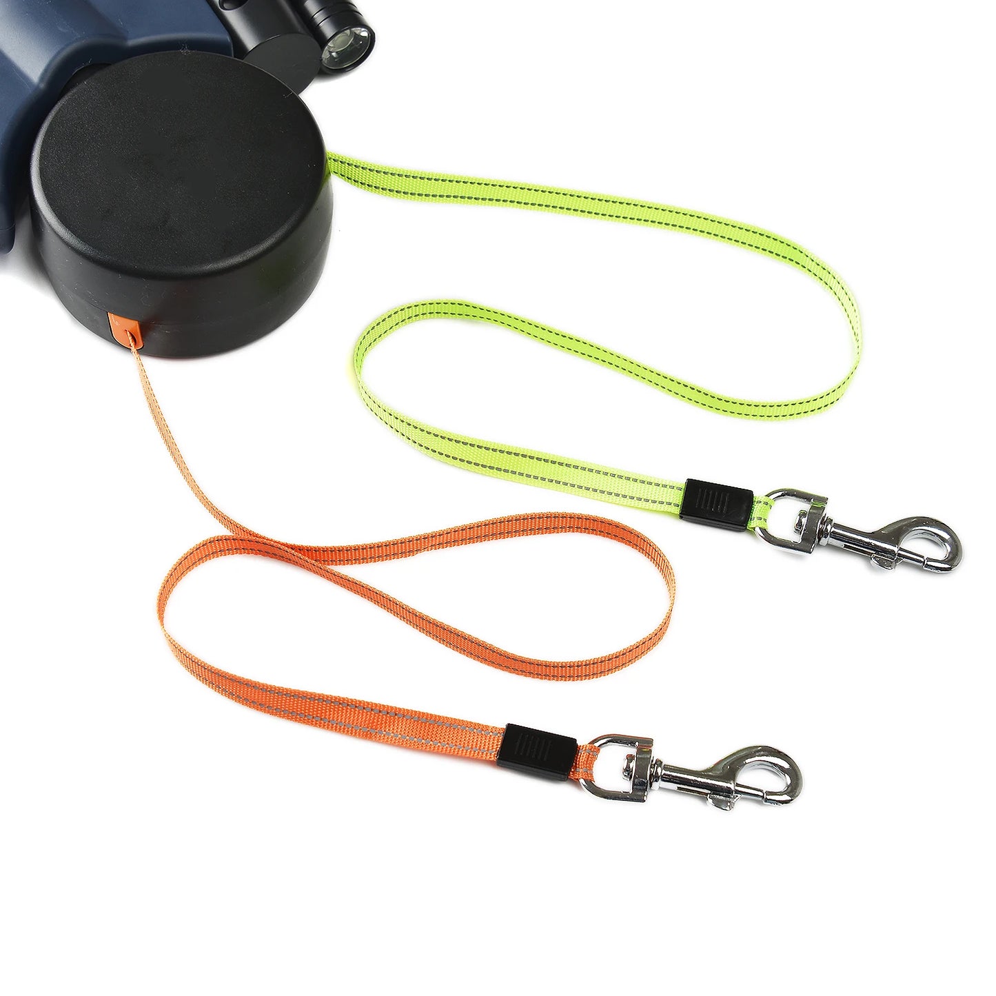 3M Retractable Dog Leash for Small Dogs Reflective Dual Pet Leash Lead