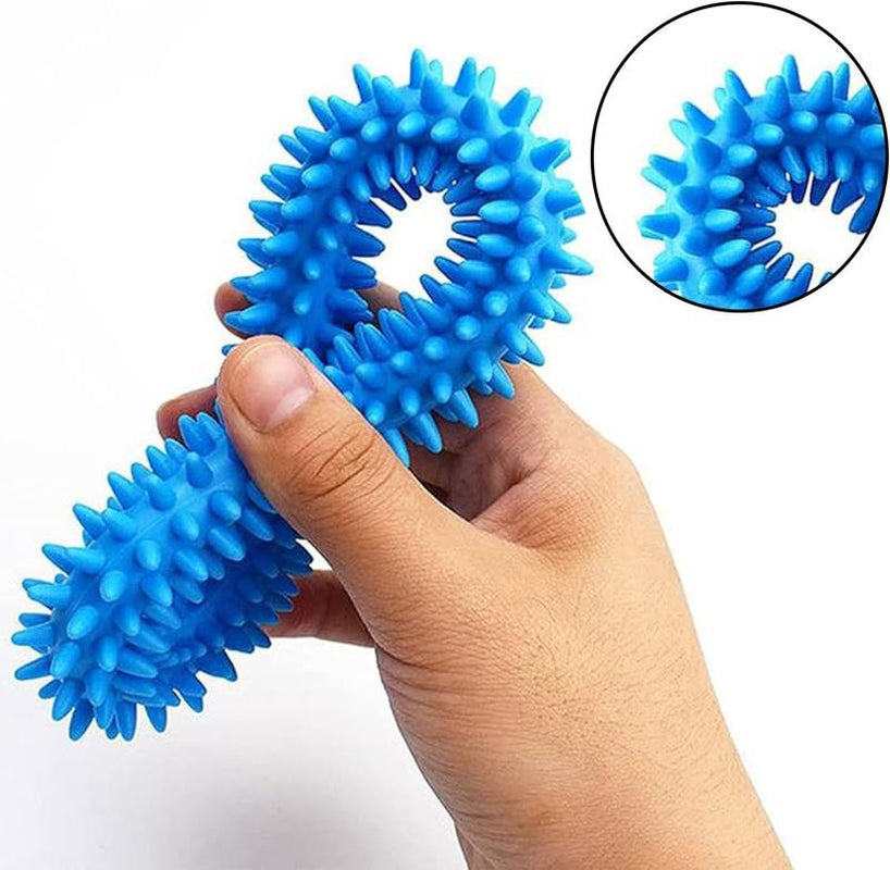 Mintique Soft Rubber Pet Chew Rings – 2-Pack Dental Toys for Healthy Teeth & Gums