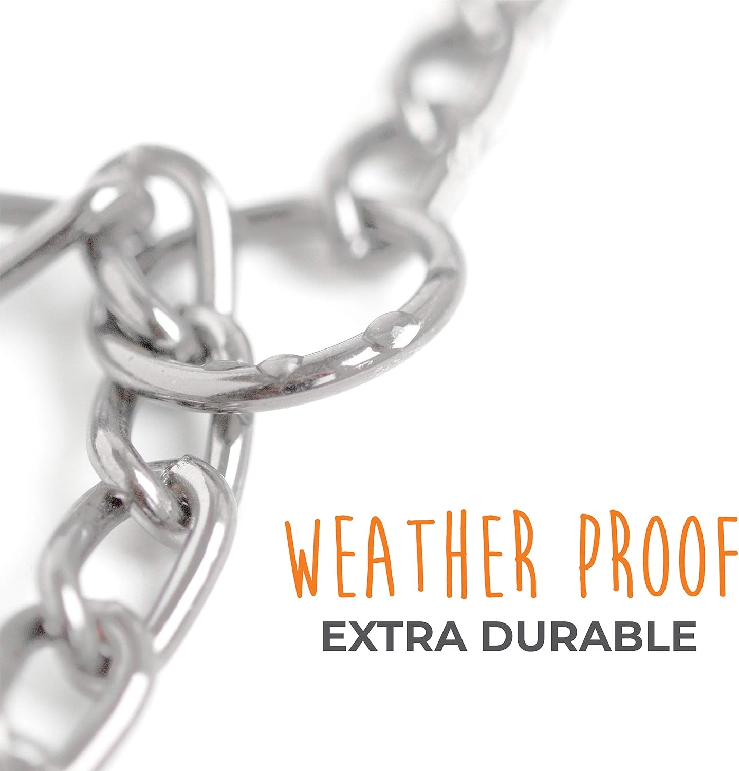 Stainless Steel Slip Collar for Dogs – Durable, No-Pull Training Chain, Weather & Tarnish Resistant (24")