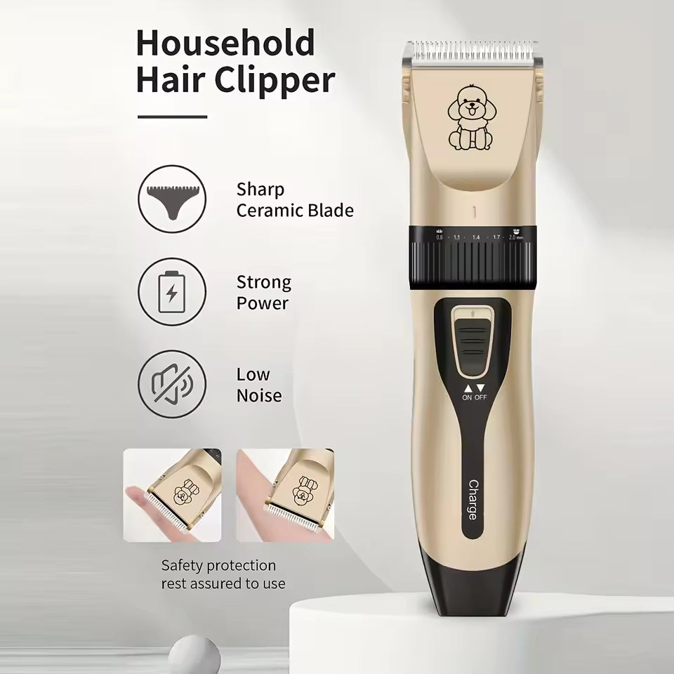 Rechargeable Dog Clippers – Professional Electric Grooming Kit for Dogs