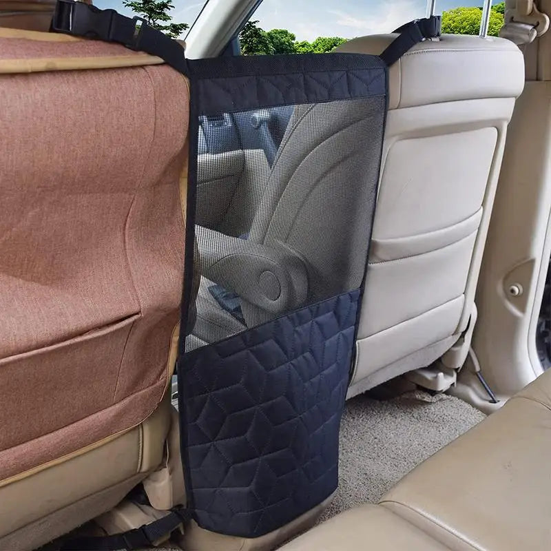 Dog Car Backseat Barrier – Mesh Pet Fence for Safe Driving, Easy Installation for SUV, RV & Car – Keeps Pets Secure & Prevents Distractions