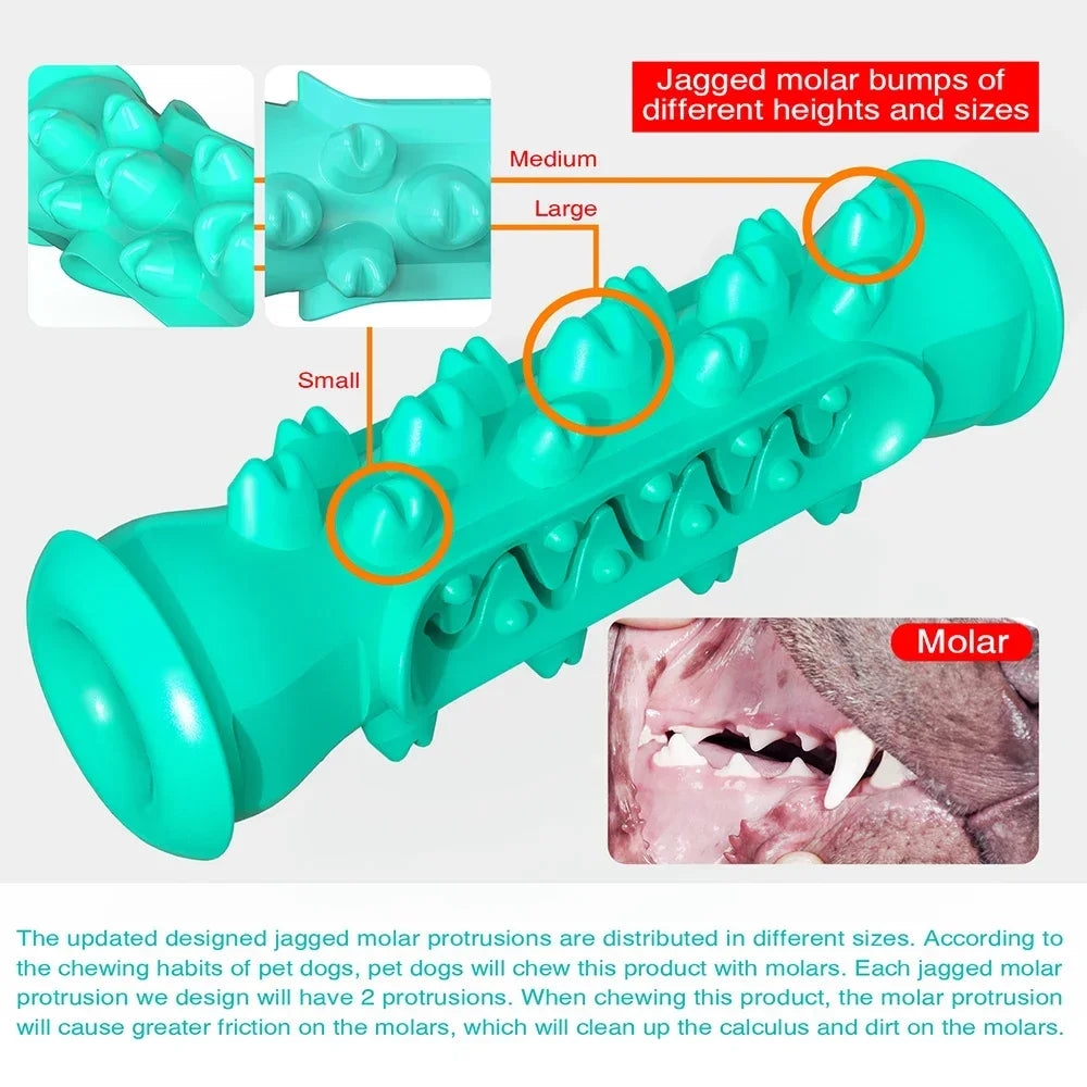 Dog Teething Bones Rod Toothbrush Stick Molar Toys Dog Chew Supplies Pet Teeth Cleaning Training Interactive Toy