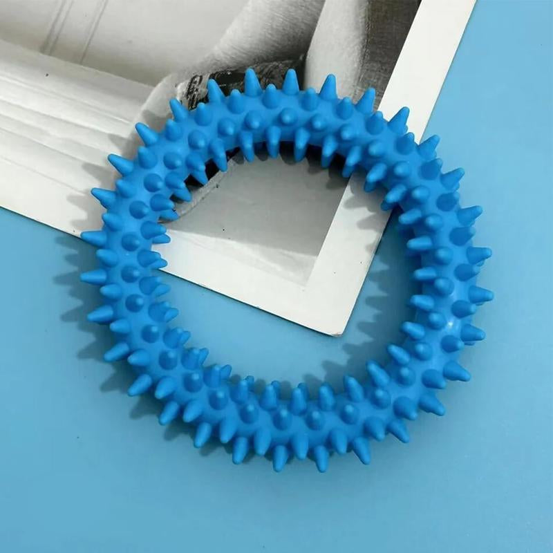 Mintique Soft Rubber Pet Chew Rings – 2-Pack Dental Toys for Healthy Teeth & Gums