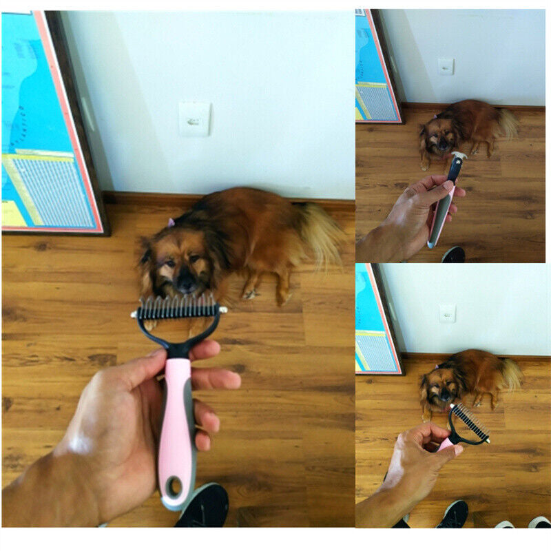 Grooming Brush for Pet Dog Deshedding, Tool Rake Comb