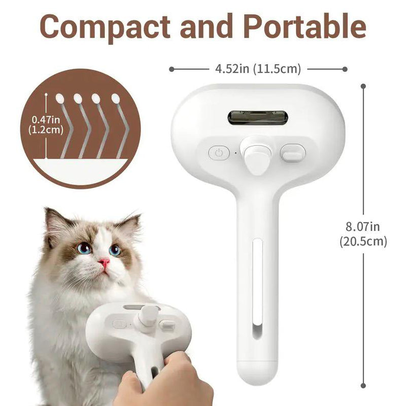 SEPTSUN Pet Spray Hair Removal Comb, Pet Hairbrush, Pet Hair Cleaning Brush with Sheddingbutton, Cat Brush, Dog Brush, Cat and Dog Beautyand Massage Comb, Pet Supplies, Must-Have for Pet Owners