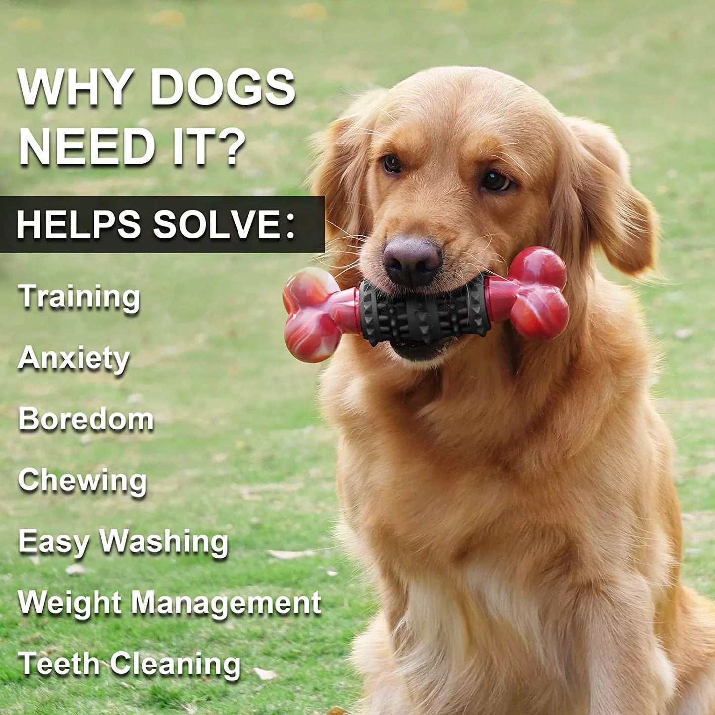 Dog Toys for Aggressive Chewers Bone Dog Toy Interactive Dog