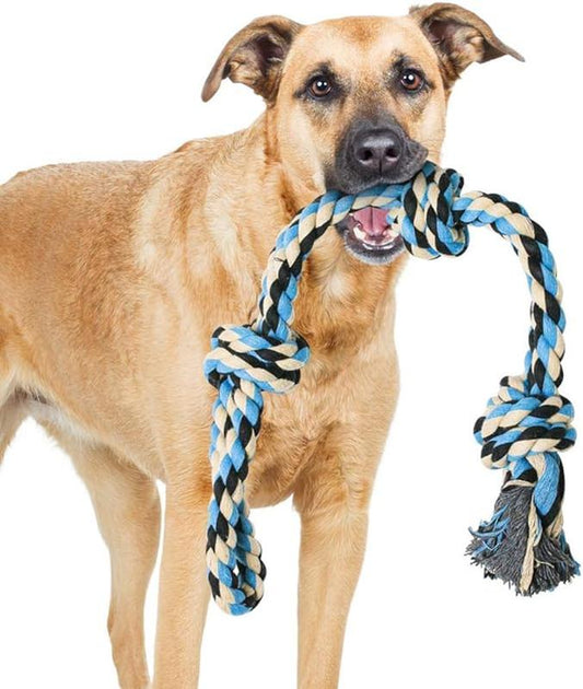 XL Dog Rope Toy for Aggressive Chewers 
