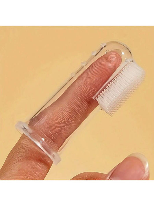 5 Pieces Pet Finger Cots Toothbrush – Safe & Gentle Teeth Cleaning for Dogs & Cats