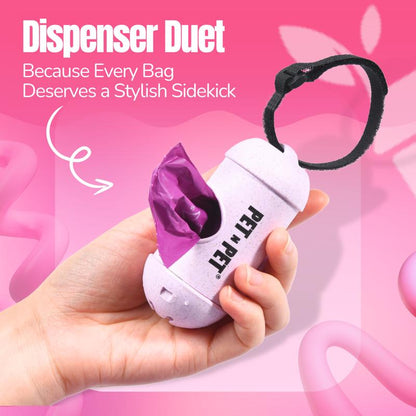 Lavender Scented Dog Poop Bags with Dispenser