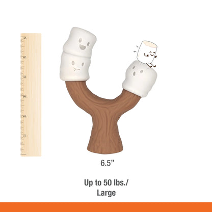 Strong Chew Marshmallow Stick Dog Chew Toy Marshmallow & Peanut Butter Large (1 Count)