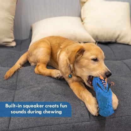 Squeaky Rubber Dog Shoes Shape Toothbrush Toys