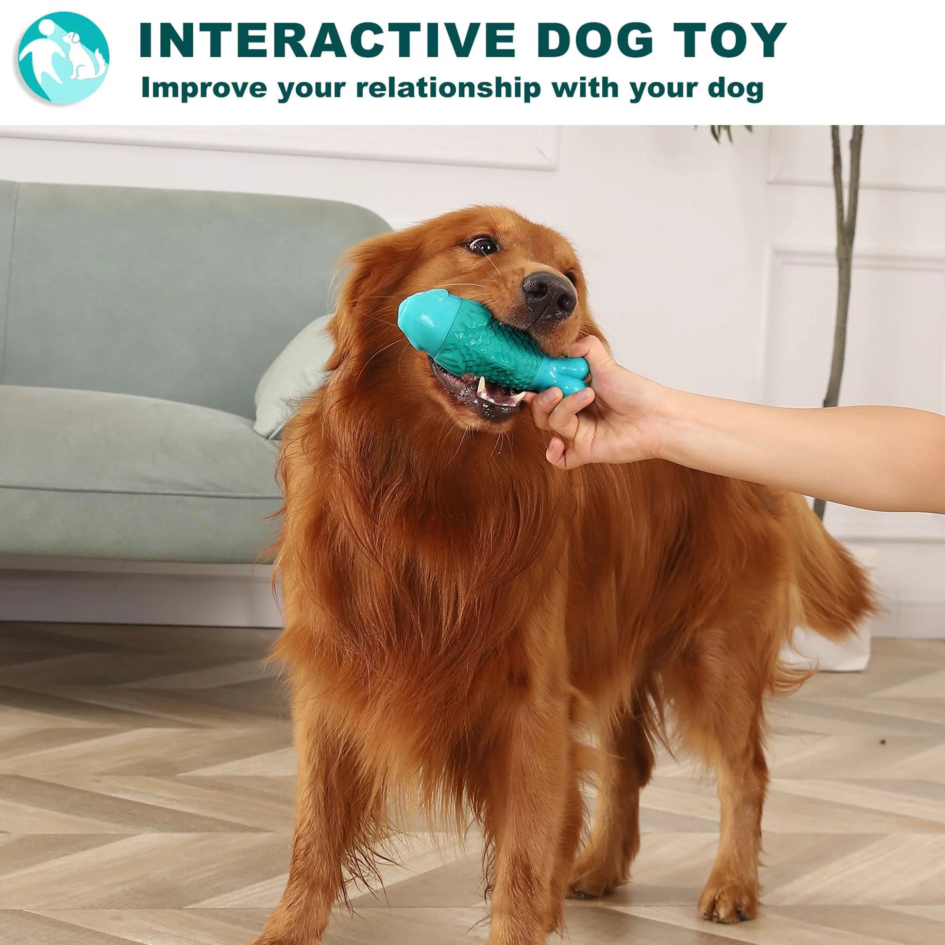 Dog Chew Toys for Aggressive Chewers, Indestructible Dog Toys for Aggressive Chewers, Tough Dog Toys for Large Dogs, Durable Squeaky Dog Toys, Strong Dog Toys, Super Chewer, Heavy Duty