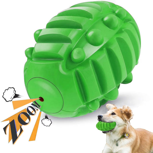 Squeaky Dog Ball Toys for Aggressive Chewers Indestructible Durable Tough Big Dogs Chew Toys Floatable Rubber Interactive Pet Toys for Medium &Large Breeds Dog