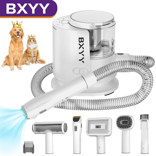 Dog Grooming Kit & 5 in 1 Pet Vacuum with 99% Suction