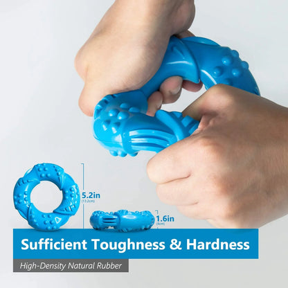 Dog Toys for Aggressive Chewers Dog Toy Interactive Dog Toys for Large Dog Chew Toys for Aggressive Chewers,Dinosam Indestructible Dog Toy for Medium Large Dogs, Blue