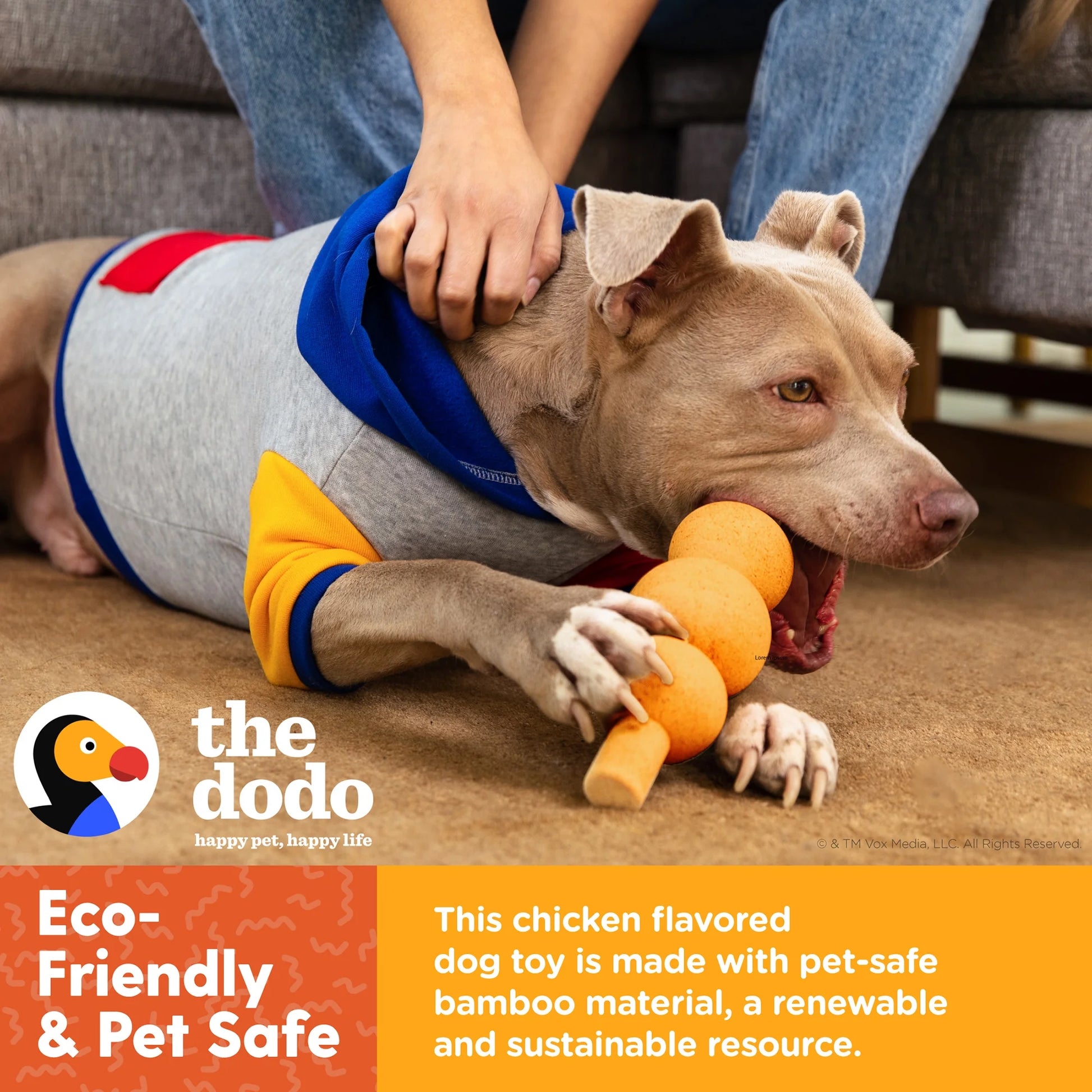 Bamboo Dental Chew Toy in Chicken Flavor