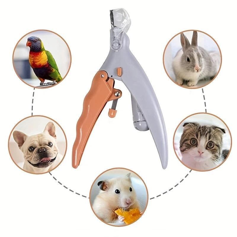 Safe & Precise Nail Trimmer with Non-Slip Handle for Easy Grooming – Dog Nail Cutter with Light for Painless, At-Home Care