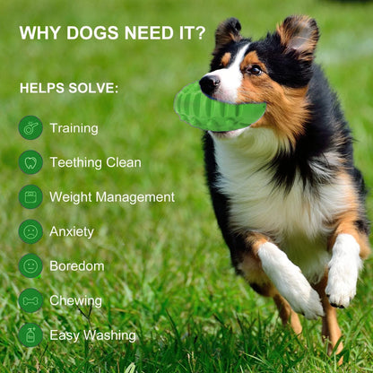 Squeaky Dog Ball Toys for Aggressive Chewers Indestructible Durable Tough Big Dogs Chew Toys Floatable Rubber Interactive Pet Toys for Medium &Large Breeds Dog