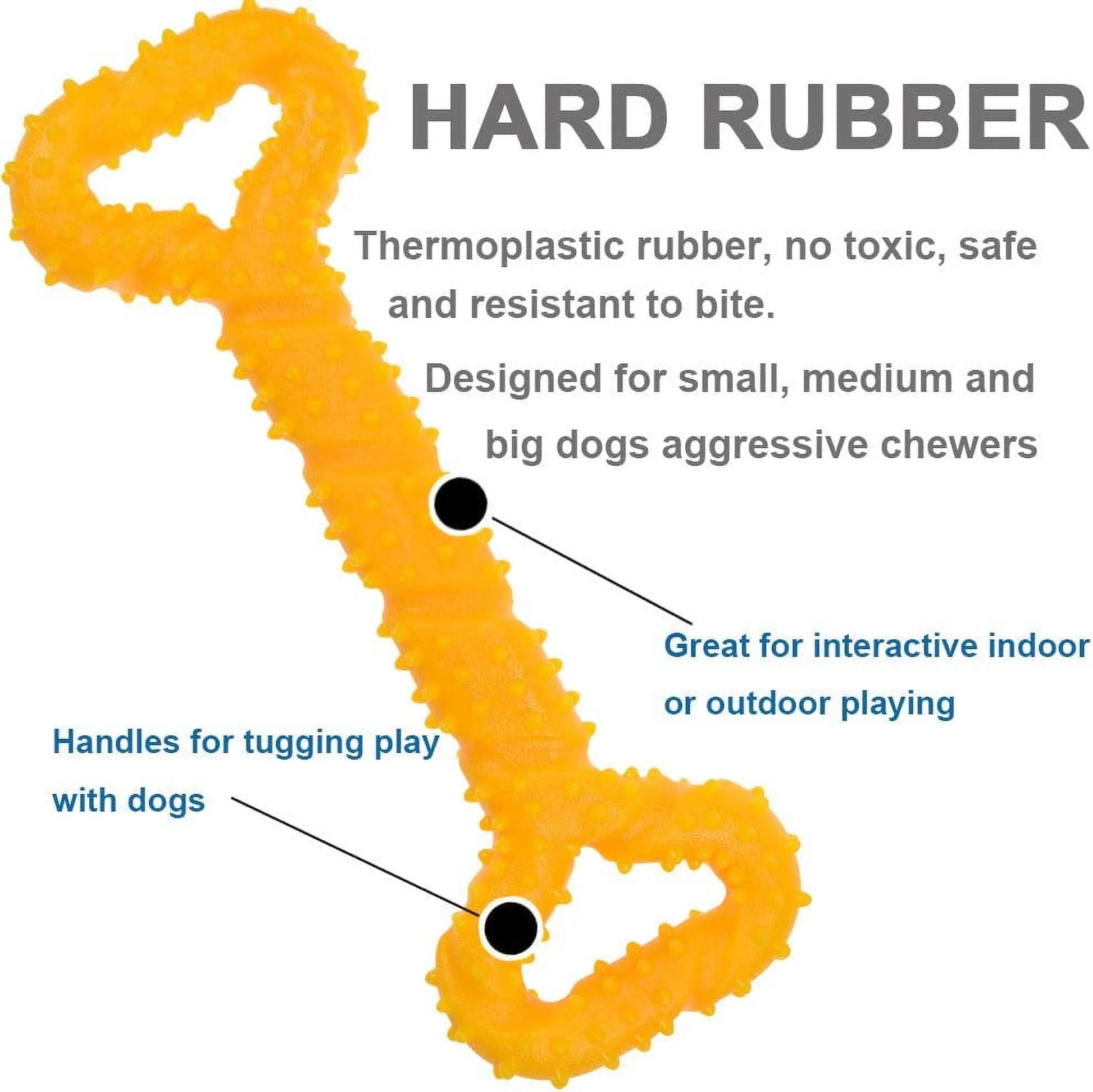 Durable Dog Chew Toys 13 Inch Bone Shape Extra Large Dog Toys 