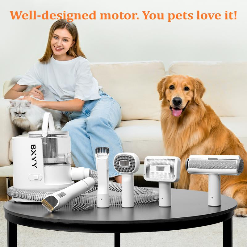 Dog Grooming Kit & 5 in 1 Pet Vacuum with 99% Suction