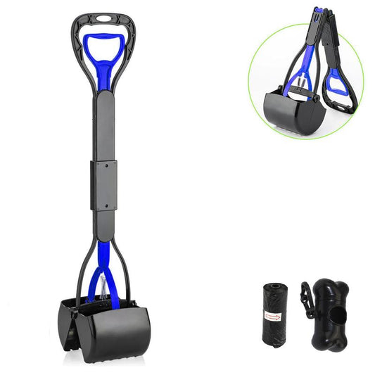 28-Inch Ultra-Lightweight Dog Poop Scooper with Free Trash Bags 