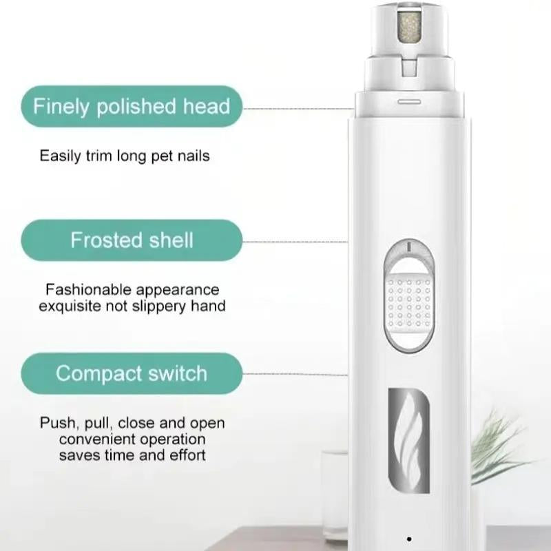 Cordless Dog Nail Clipper, Electric Dog Nail Trimmer, Pet Grooming Nail Grinder, Pet Supplies, Paw Trimmer, Dog Stuff, Cat Accessories
