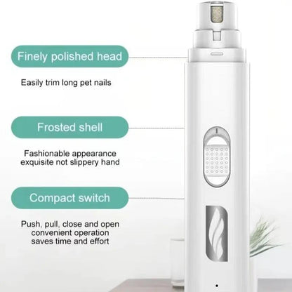 Cordless Dog Nail Clipper, Electric Dog Nail Trimmer, Pet Grooming Nail Grinder, Pet Supplies, Paw Trimmer, Dog Stuff, Cat Accessories