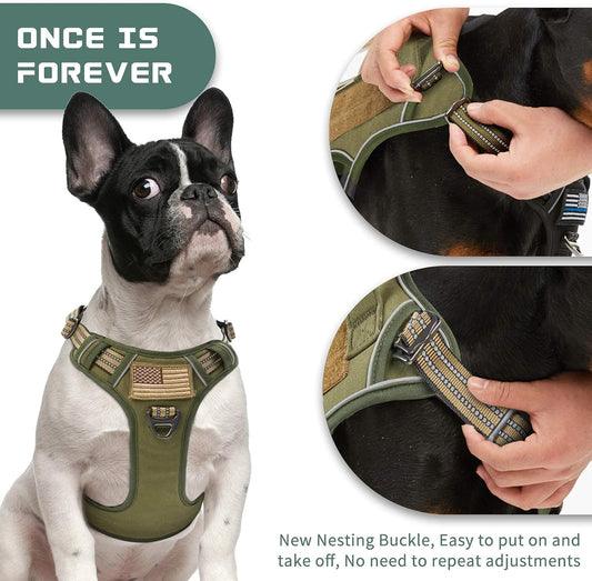 Tactical Dog Harness for Medium Dogs No Pull