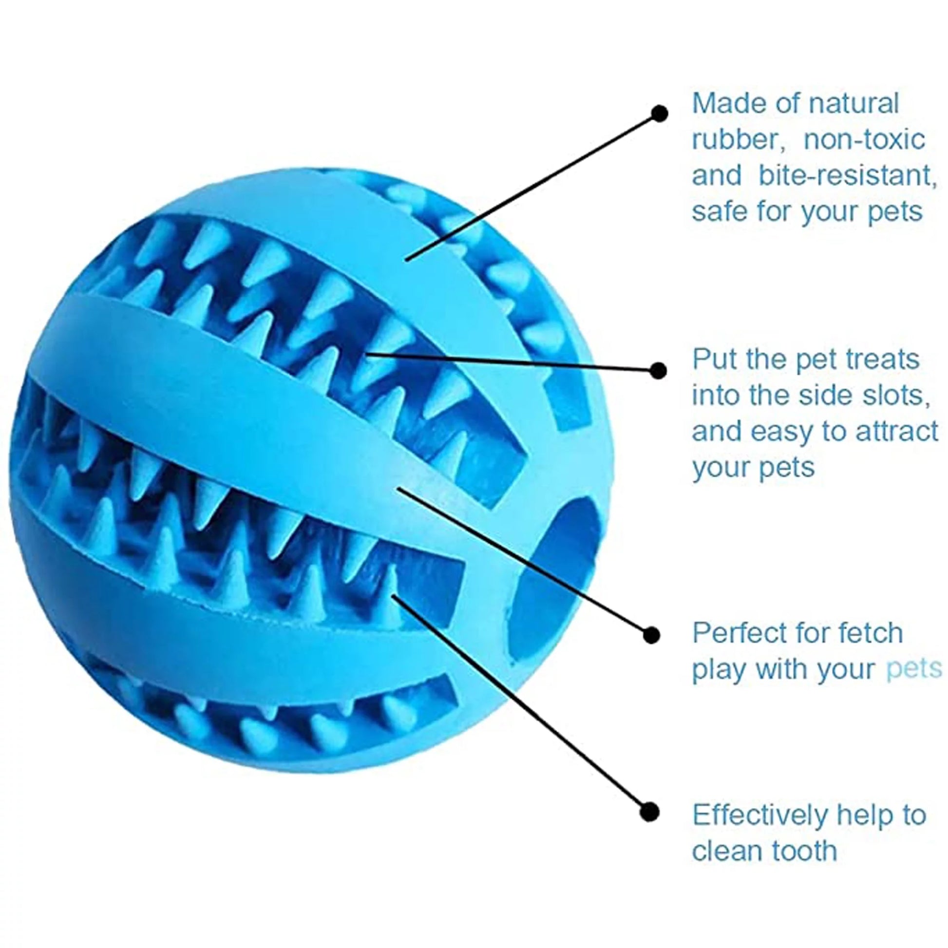 Elasticity Interactive Toothclean Dog Chew Toy