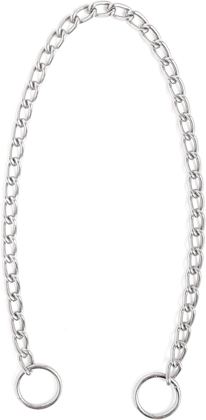 Stainless Steel Slip Collar for Dogs – Durable, No-Pull Training Chain, Weather & Tarnish Resistant (24")