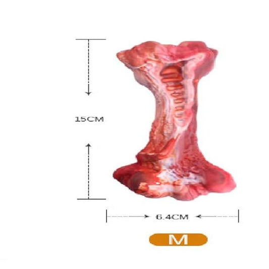 Indestructible Dog Chew Toy Beef Flavor for Aggressive Chewers, 15-80Lbs