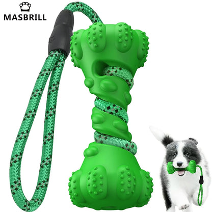 Ultra-Durable Dog Chew Toy for Aggressive Chewers – Natural Rubber, Teeth Cleaning & Boredom-Reducing Toy for Medium to Large Dogs