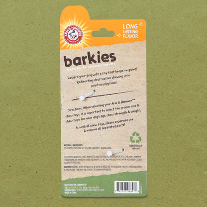 Barkies 8" Real Wood Mix Tree Branch Durable Dental Dog Chew Toy Bacon Flavor