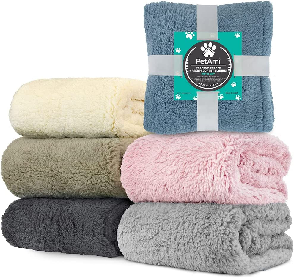 Fluffy Waterproof Dog Blanket for Small Medium Dogs
