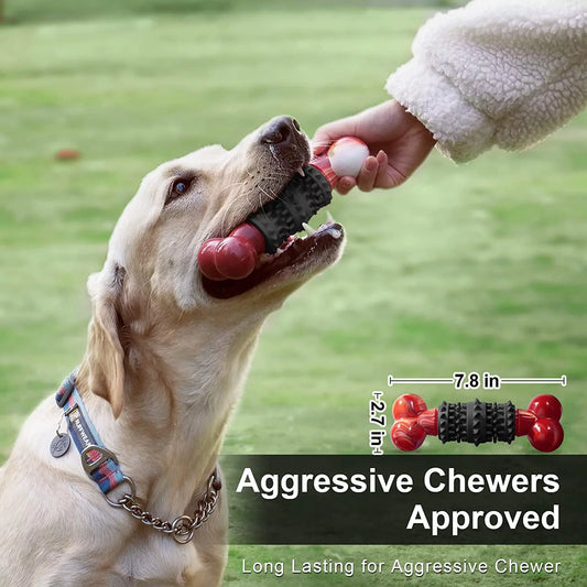 Dog Toys for Aggressive Chewers Bone Dog Toy Interactive Dog