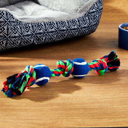 Chomp and Tug Buddy Tennis Balls Dog Chew Toy