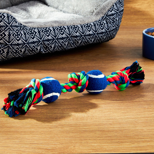 Chomp and Tug Buddy Tennis Balls Dog Chew Toy