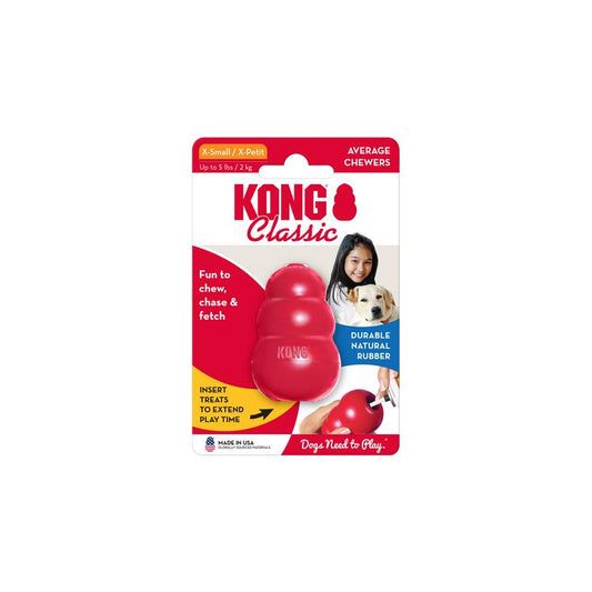 KONG Classic Stuffable Dog Toy - Fetch & Chew Toy for Dogs 