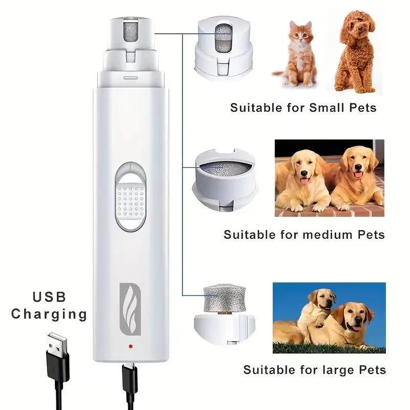 Cordless Dog Nail Clipper, Electric Dog Nail Trimmer, Pet Grooming Nail Grinder, Pet Supplies, Paw Trimmer, Dog Stuff, Cat Accessories