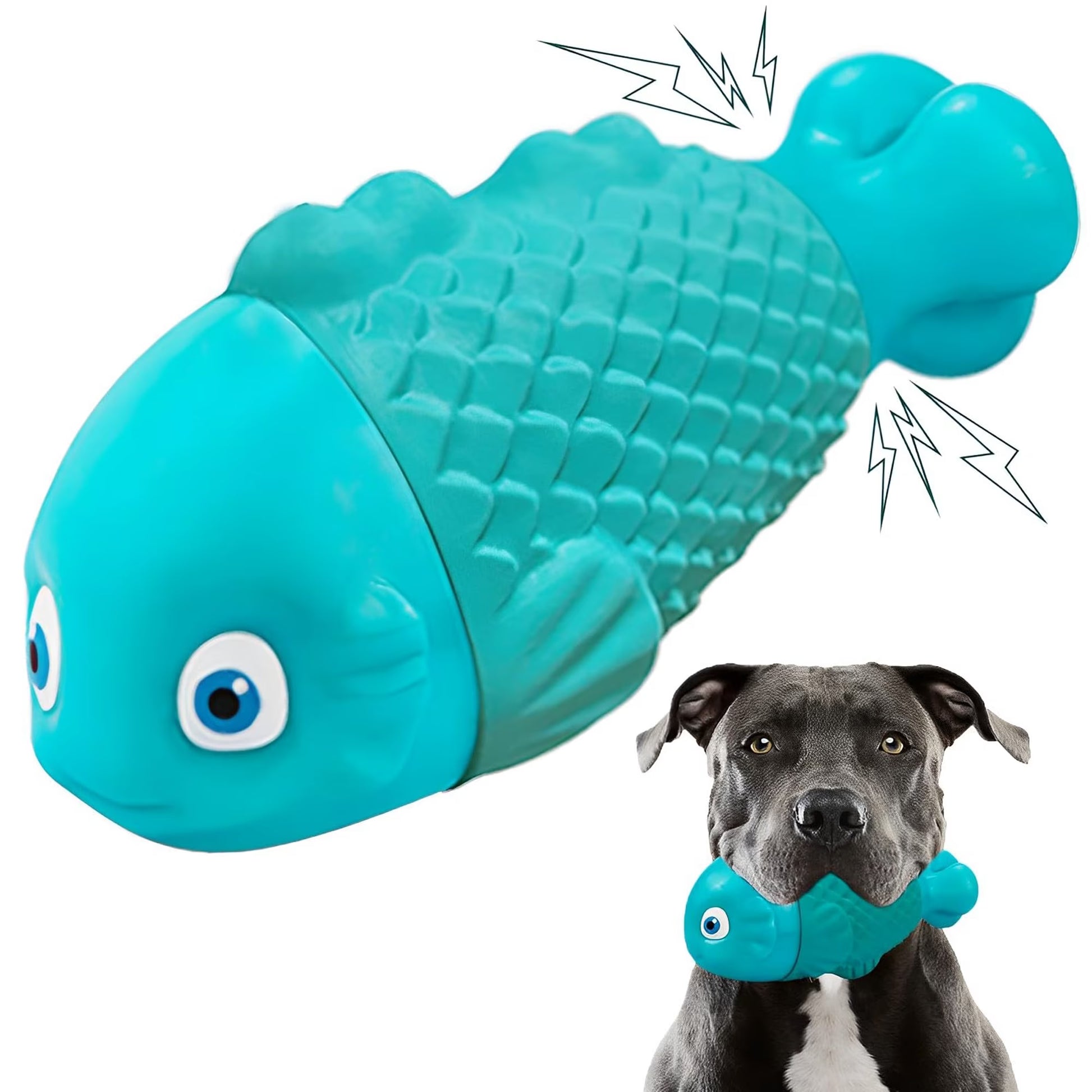 Dog Chew Toys for Aggressive Chewers, Indestructible Dog Toys for Aggressive Chewers, Tough Dog Toys for Large Dogs, Durable Squeaky Dog Toys, Strong Dog Toys, Super Chewer, Heavy Duty