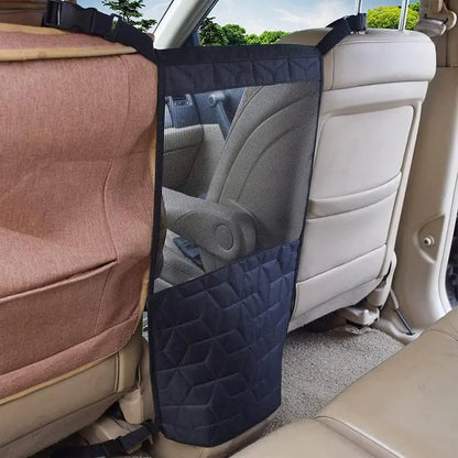 Dog Car Backseat Barrier – Mesh Pet Fence for Safe Driving, Easy Installation for SUV, RV & Car – Keeps Pets Secure & Prevents Distractions