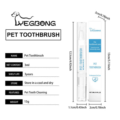 Dog Teeth Cleaning Pen – Tartar Remover & Tooth Stain Cleaner for Dogs