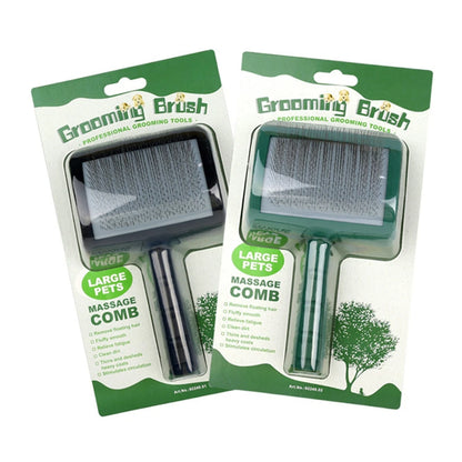 New Extra Long Pin Slicker Brush for Large Dog Matted Hair Grooming Wire Brush for Pets Shedding Mats Massage Brush Pet Supplies
