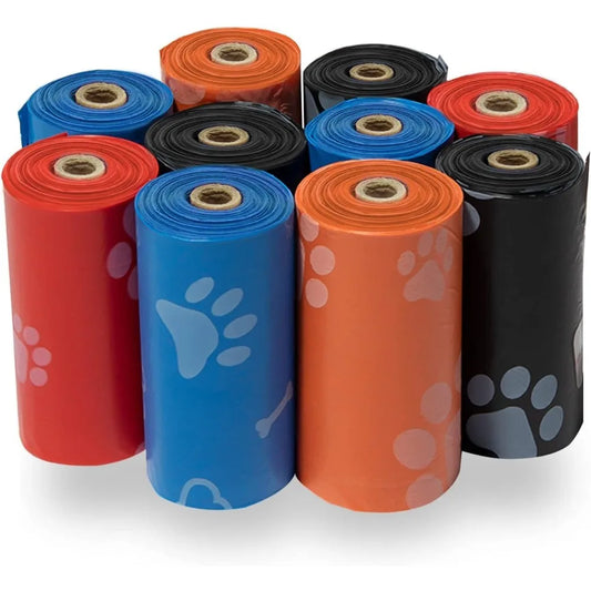 Best Pet Supplies Dog Poop Bags (150 Bags) for Waste Refuse Cleanup, Doggy Roll Replacements for Outdoor Puppy