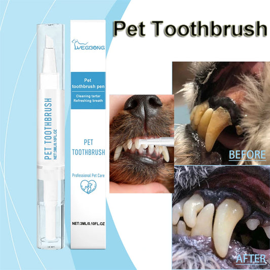 Dog Teeth Cleaning Pen – Tartar Remover & Tooth Stain Cleaner for Dogs