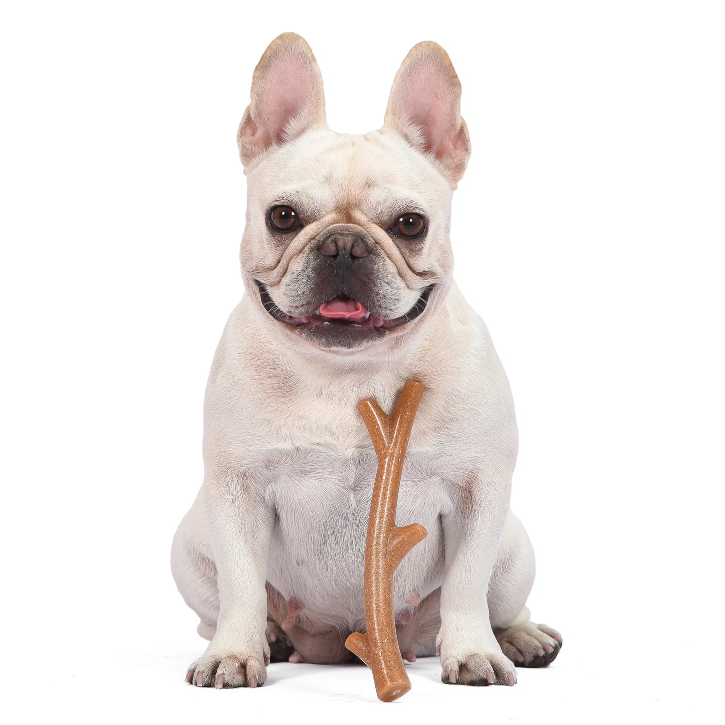 Barkies 8" Real Wood Mix Tree Branch Durable Dental Dog Chew Toy Bacon Flavor